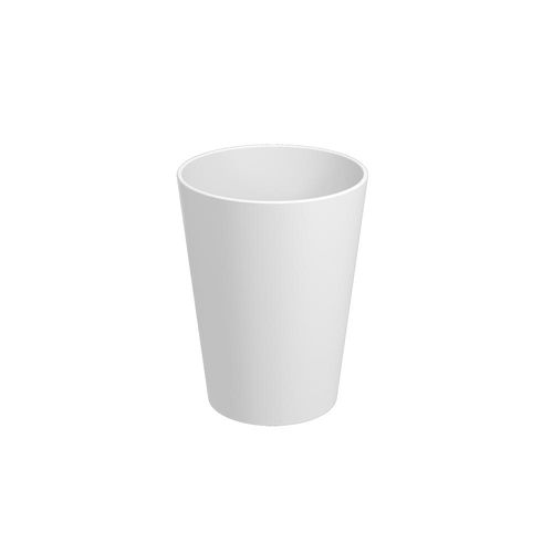 Copo cônico em plástico Coza Cozy 300ml branco
