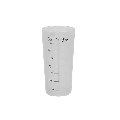 Copo medidor em plástico Coza Cozy 500ml natural