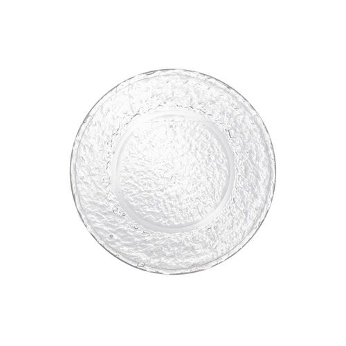 Prato sobremesa em cristal martelado Lyor Petra 20cm Prato sobremesa em cristal martelado Lyor Petra 20cm