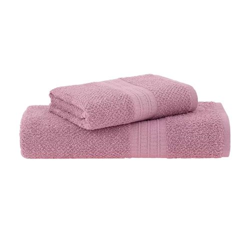 Jogo de banho e rosto Buddemeyer Frape 2 peças 90cmx1,50m Rose Jogo de banho e rosto Buddemeyer Frape 2 peças 90cmx1,50m Rose