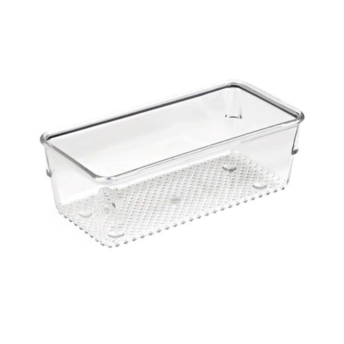 Organizador de gavetas em plástico PET Plasvale 500ml incolor Organizador de gavetas em plástico PET Plasvale 500ml incolor