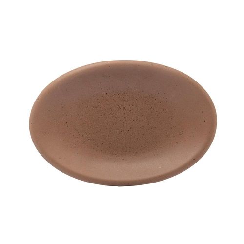 Travessa para servir em cerâmica Woff Mist 40x27x4cm marrom matte 29419 Travessa para servir em cerâmica Woff Mist 40x27x4cm marrom matte 29419