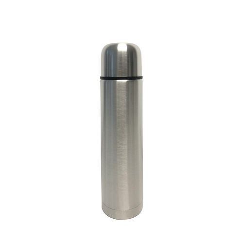 Garrafa térmica em inox Casita 11x23cm 1 litro prata