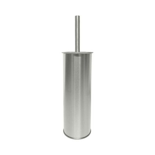 Escova sanitária com suporte em aço inox Casíta 9,5x37cm prata