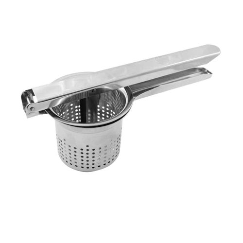 Espremedor de batatas em aço inox Casíta 9,5cm prata