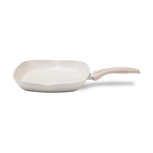 Grill em alumínio Brinox Ceramic Life Sirius 28x28cm vanilla