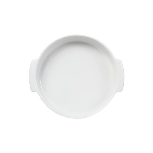 Forma redonda em porcelana Germer 21x4cm 1000ml branca