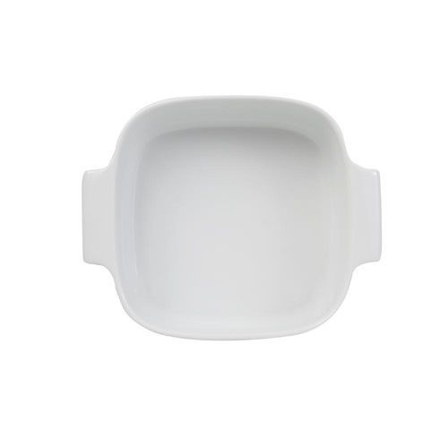 Travessa quadrada em porcelana Germer 26x21cm 2 litros branca Travessa quadrada em porcelana Germer 26x21cm 2 litros branca