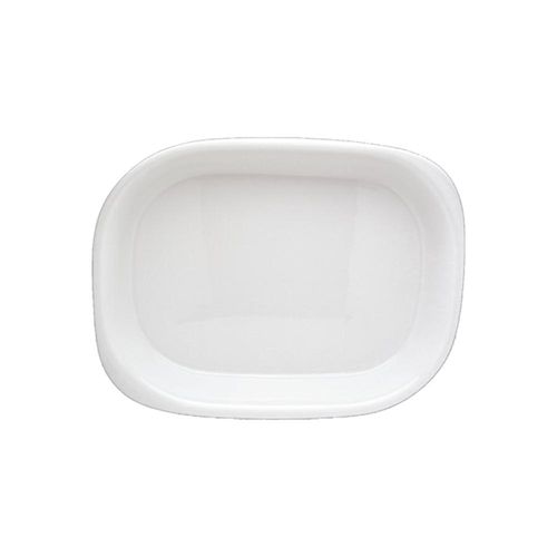 Forma refratária funda em porcelana Germer 36,5x27,5cm 3 litros branca