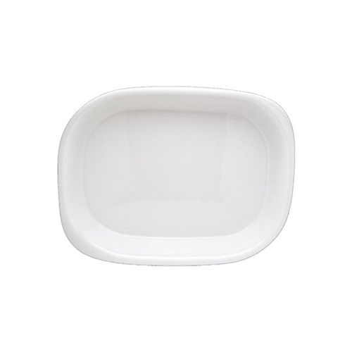 Forma refratária funda em porcelana Germer 27X17cm branco Forma refratária funda em porcelana Germer 27X17cm branco