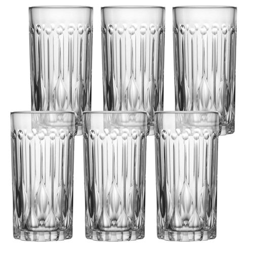 Jogo de copos Altos em cristal L'Hermitage Reno 350ml