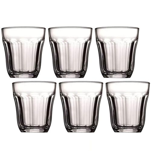 Jogo de copos em vidro Pasabahçe Baroque 300ml 6 peças