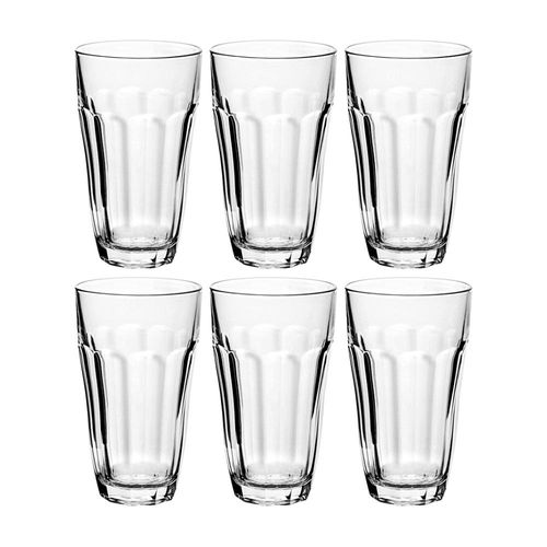 Jogo de copos em vidro Pasabahçe Baroque 360ml 6 peças Jogo de copos em vidro Pasabahçe Baroque 360ml 6 peças