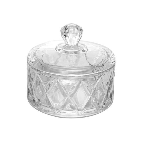 Potiche em cristal Lyor Deli Diamond 10,5x10,5x9,5cm 5429