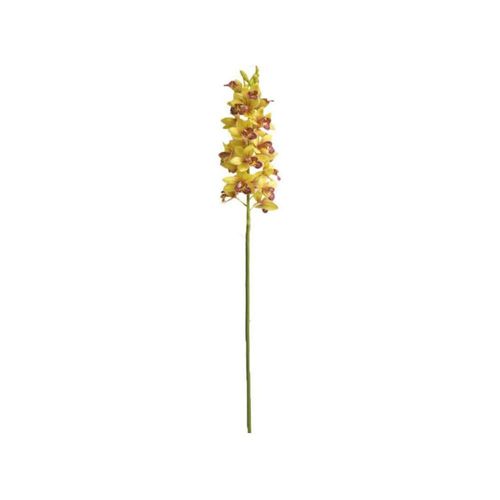 Haste cymbidium em silicone Brilliance 78cm amarela Haste cymbidium em silicone Brilliance 78cm amarela