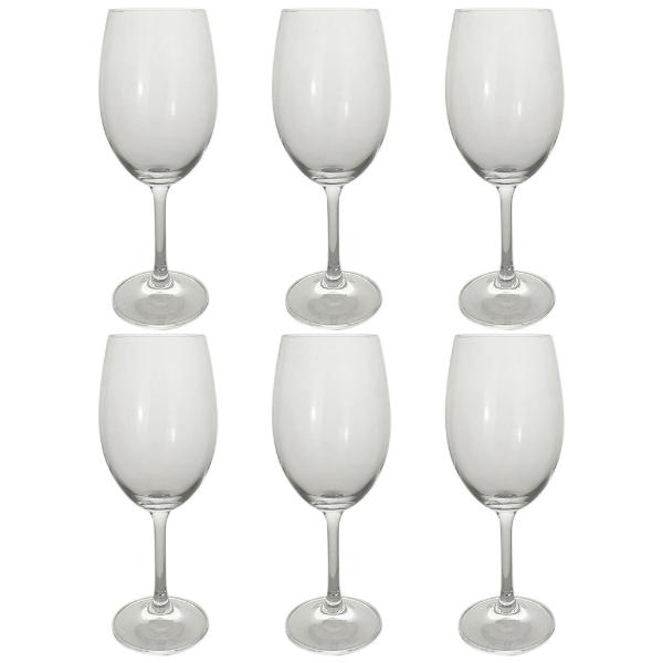 Jogo de taças de vinho em cristal Bohemia Roberta 250ml 6 peças