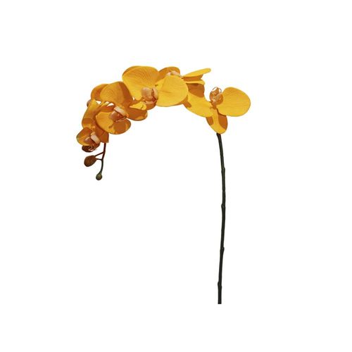 Orquídea em silicone Brilliance 70cm amarelo