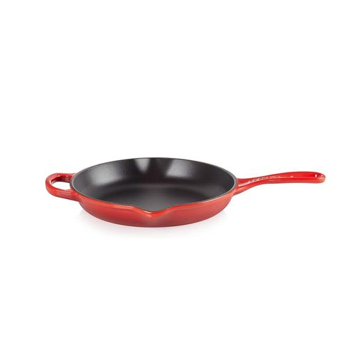 Frigideira redonda em ferro com alça Le Creuset Signature 23cm vermelha Frigideira redonda em ferro com alça Le Creuset Signature 23cm vermelha