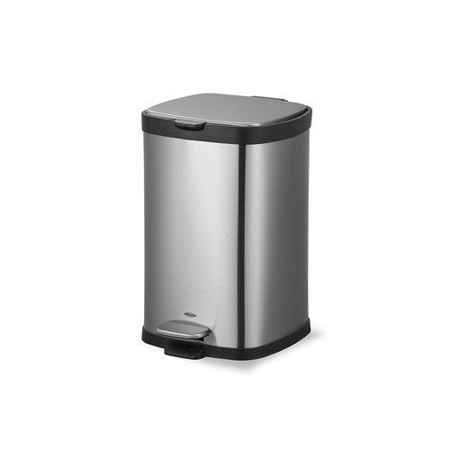 Lixeira com pedal em inox Brinox Frame 12 litros Lixeira com pedal em inox Brinox Frame 12 litros