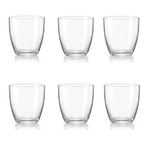 Jogo copos de whisky em cristal Bohemia Ideal 300ml 6 peças