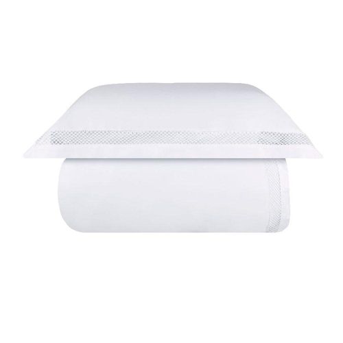 Duvet Naturalle Firenze 600 fios 2,90mx2,60m king branco/branco