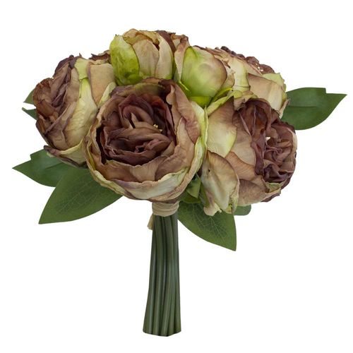 Ramalhete de Peonia em plástico Brilliance 28x22cm AC011-5