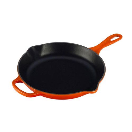 Skillet redonda com alça em ferro Le Creuset Signature 20cm laranja Skillet redonda com alça em ferro Le Creuset Signature 20cm laranja