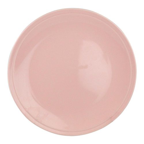 Prato raso em cerâmica L'Hermitage Semarang 27cm rosa Prato raso em cerâmica L'Hermitage Semarang 27cm rosa