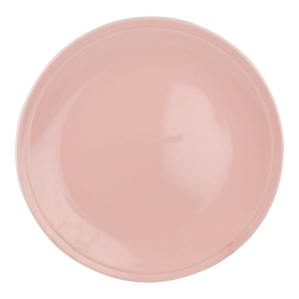 Prato raso em cerâmica LHermitage Semarang 27cm rosa