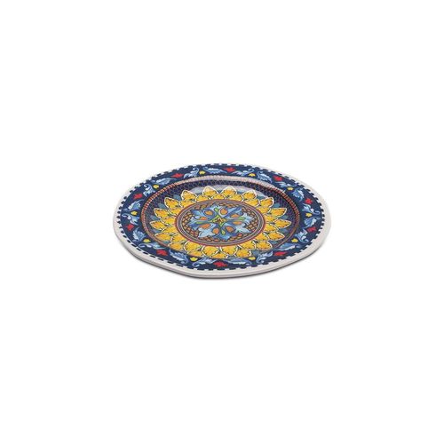 Prato sobremesa em melamina Haus Provença 22,8x1,6cm cinza Prato sobremesa em melamina Haus Provença 22,8x1,6cm cinza