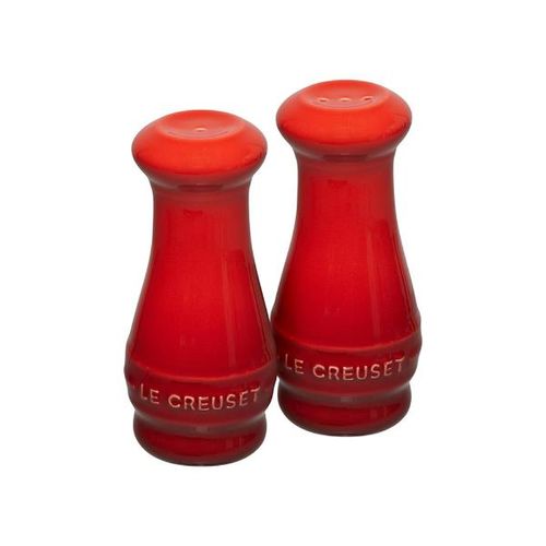 Jogo de saleiro e pimenteiro em cerâmica Le Creuset 110ml 2 peças vermelho Jogo de saleiro e pimenteiro em cerâmica Le Creuset 110ml 2 peças vermelho