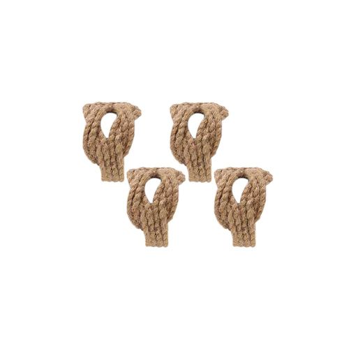 Jogo de argolas para guardanapos Copa&Cia Complement San Blas 4 peças Jogo de argolas para guardanapos Copa&Cia Complement San Blas 4 peças