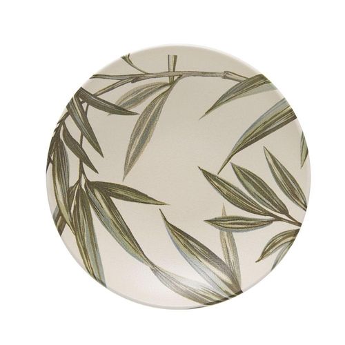Prato fundo em cerâmica Copa&Cia Aquarelle Bambu 21cm Prato fundo em cerâmica Copa&Cia Aquarelle Bambu 21cm