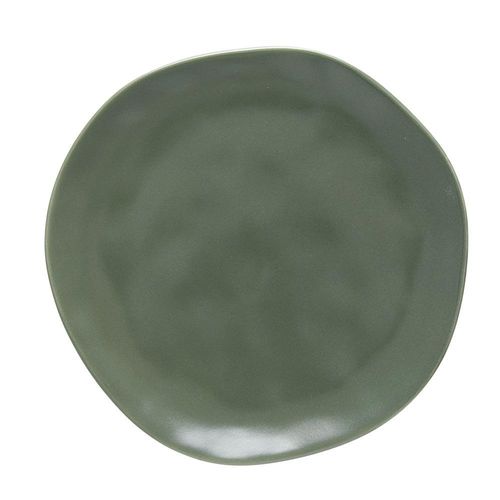 Prato raso em cerâmica Copa&Cia Organic 26cm folha Prato raso em cerâmica Copa&Cia Organic 26cm folha