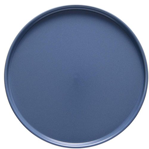 Prato raso em cerâmica Copa&Cia Edge 27cm bluestone