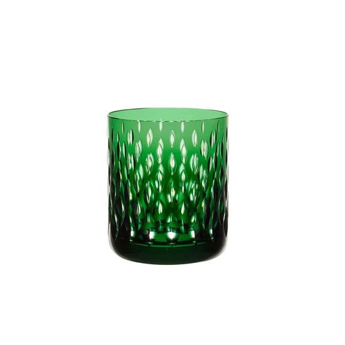 Copo em cristal Strauss Overlay On The Rocks 105.160.152.014 430ml verde escuro