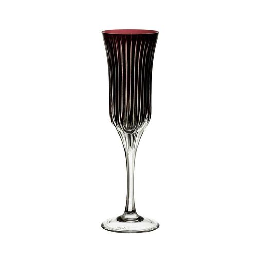 Taça de champagne em cristal Strauss Overlay 225.107.150 190ml ametista