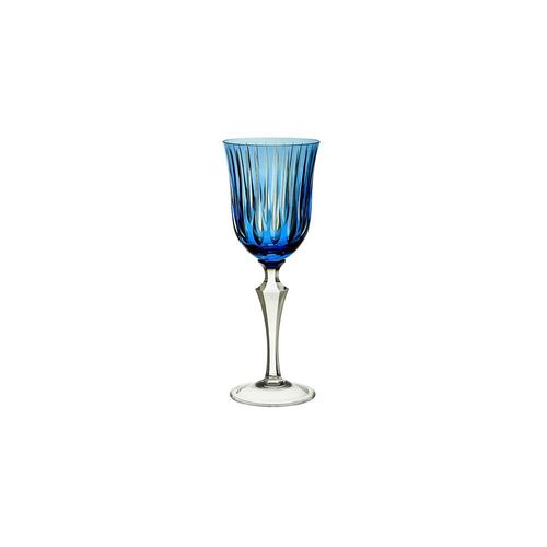 Taça de licor em cristal Strauss Overlay 237.105.150 110ml azul claro