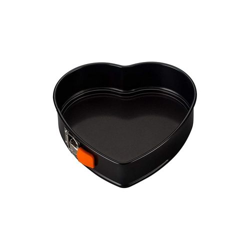 Forma de bolo fundo removível Le Creuset Coração 26cm matte black Forma de bolo fundo removível Le Creuset Coração 26cm matte black