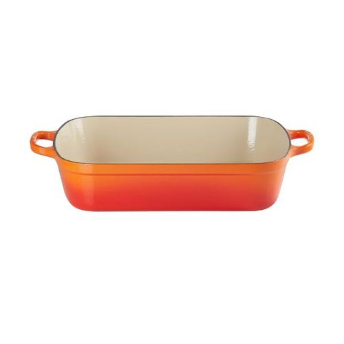Travessa retangular com alça Le Creuset Signature 37cm laranja Travessa retangular com alça Le Creuset Signature 37cm laranja