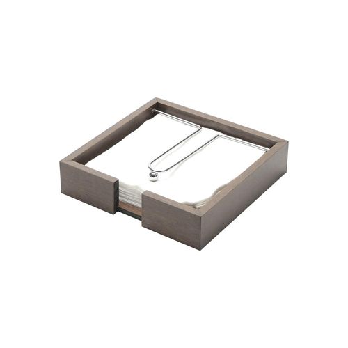 Porta-guardanapo em mandeira com aramado Woodart 20x5cm Porta-guardanapo em mandeira com aramado Woodart 20x5cm