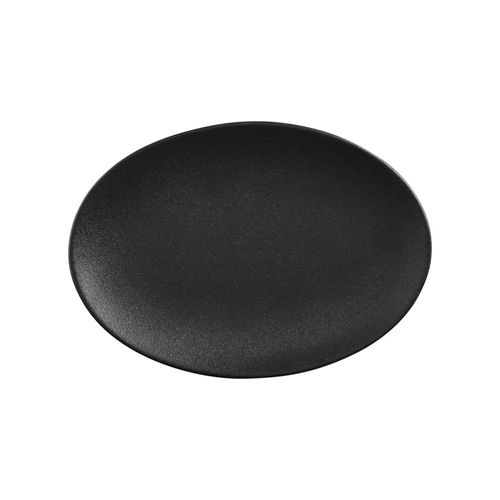 Prato oval em porcelana Maxwell & Williams Caviar 30x22cm preto Prato oval em porcelana Maxwell & Williams Caviar 30x22cm preto