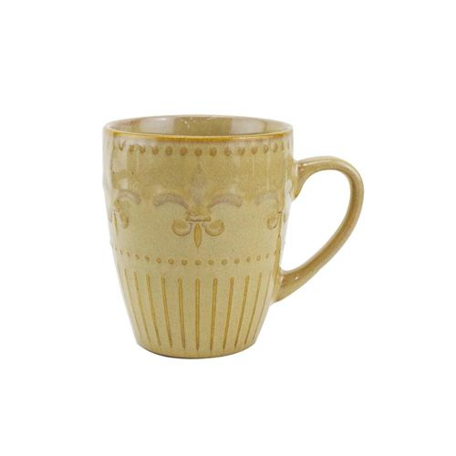 Caneca em porcelana L'Hermitage La Fleur 320ml bege Caneca em porcelana L'Hermitage La Fleur 320ml bege