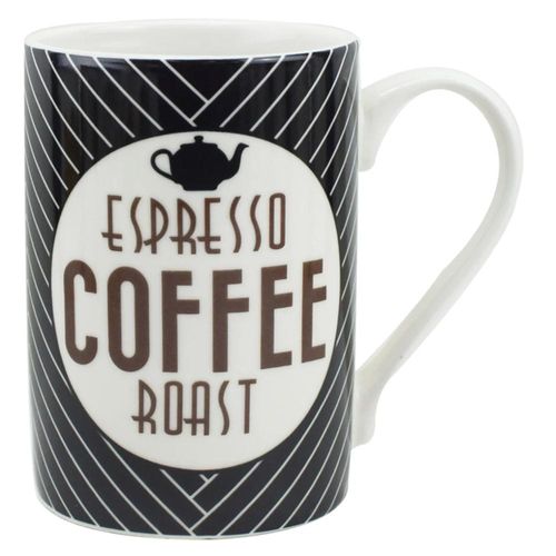 Caneca em porcelana Dynasty Coffee House 320ml preta - 28167 Caneca em porcelana Dynasty Coffee House 320ml preta - 28167