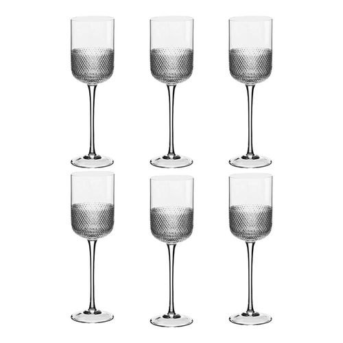 Jogo de taças vinho tinto em cristal Strauss 350ml 6 peças 401.602.166 Jogo de taças vinho tinto em cristal Strauss 350ml 6 peças 401.602.166