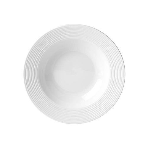 Prato fundo em porcelana L'hermitage Brizzard 22,5cm branco Prato fundo em porcelana L'hermitage Brizzard 22,5cm branco