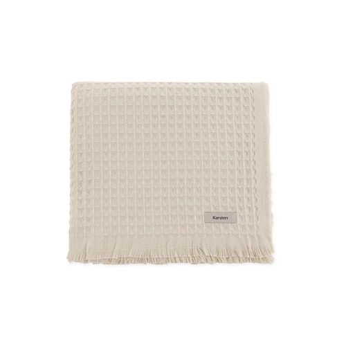 Manta Karsten Denver 1,50mx2,00m 100% Algodão Areia Manta Karsten Denver 1,50mx2,00m 100% Algodão Areia