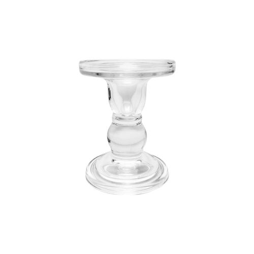 Castiçal em vidro Casíta CA16157 8,5x11cm incolor Castiçal em vidro Casíta CA16157 8,5x11cm incolor