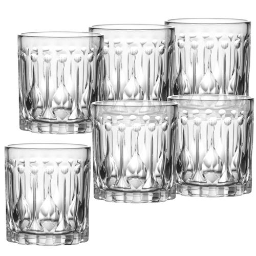 Jogo de copos whisky em cristal L'Hermitage Reno 310ml