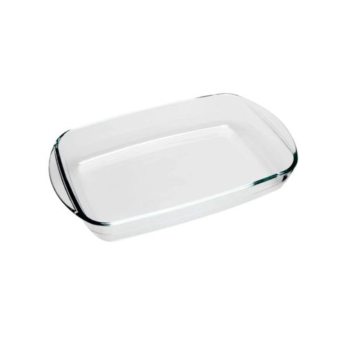 Assadeira retangular em vidro borossilicato Dynasty Temqter 2,6 litros incolor Assadeira retangular em vidro borossilicato Dynasty Temqter 2,6 litros incolor